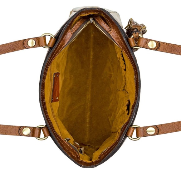 Patricia Nash Europe Map Poppy Leather Tote - Picture 13 of 13